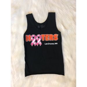 Hooters breast cancer awareness tank top